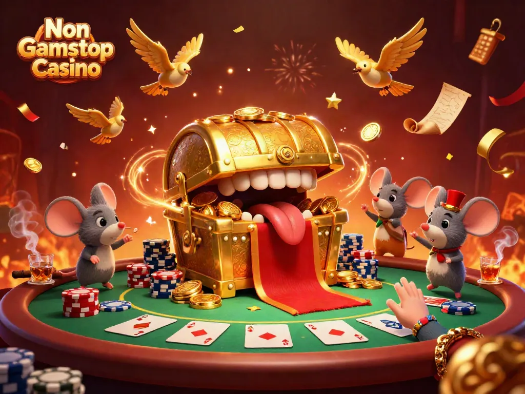 Engage in thrilling adventures at Non Gamstop Casino with captivating 3D treasure scenes.